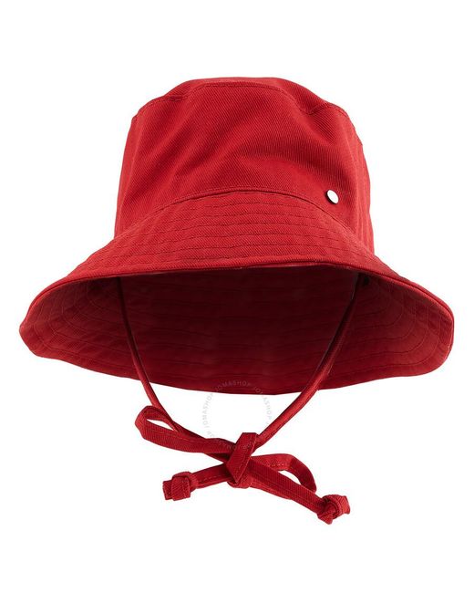 Maison Michel Red Angele Chinese New Year Bucket Hat