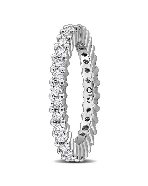 Created Forever Metallic 1Ct Tw Lab Grown Diamond Eternity Ring 14K