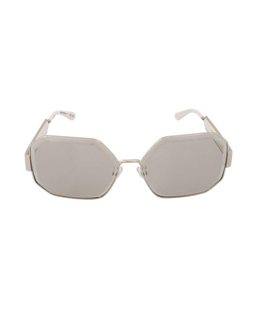 Tory Burch Gray Smoke Irregular Sunglasses
