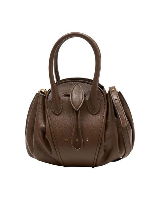 Marni Brown Shoulder Bag