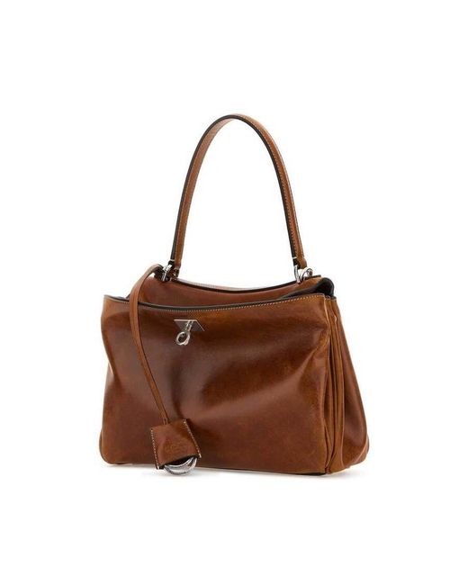 Balenciaga Brown Rodeo S Shoulder Bag for men