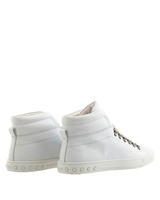 Tod's White Leather Gomma High-top Sneakers for men