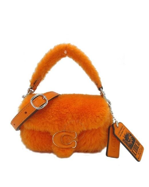 COACH Orange Lil Nas X Drop Tabby 12 Edition Shoulder Bag