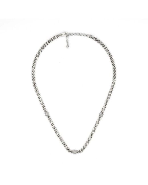 Gucci Metallic Interlocking G Chain Necklace