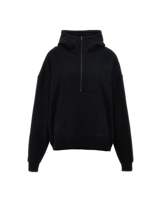Saint Laurent Black Camionneur Trucker Fleece Hoodie