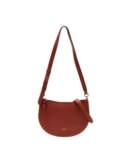 Isabel Marant Red Oskan Shoulder Bag