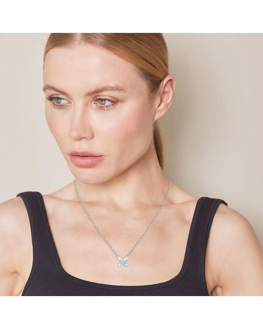 Brilliant Diamond Metallic Sterling 0.40 Carat Lab Grown Diamond Pendant Necklace For for men