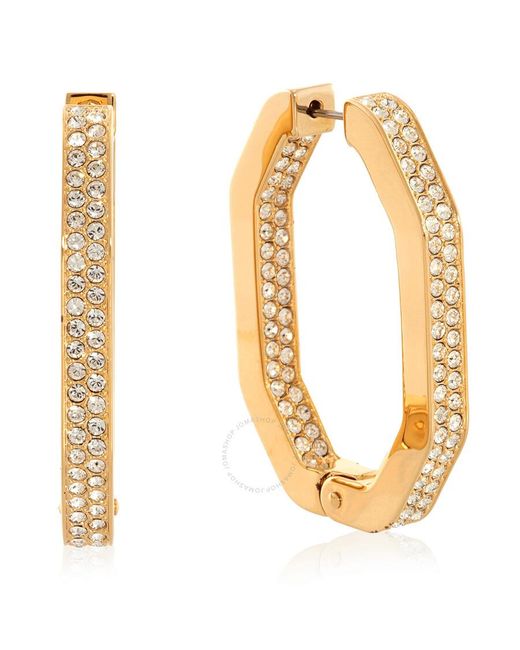 Swarovski Metallic Ladies Dextera Hoop Earrings