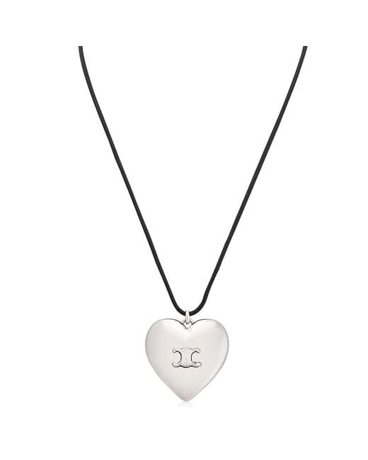 Céline Metallic Cur Triomphe Necklace