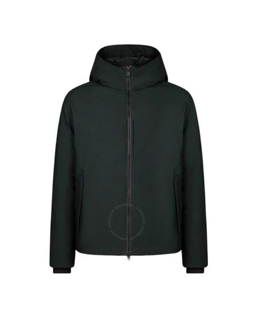 Save The Duck Green Obione Hooded Jacket for men