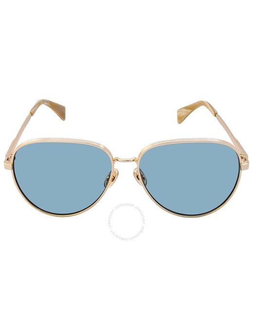 Lanvin Blue Azure Pilot Sunglasses