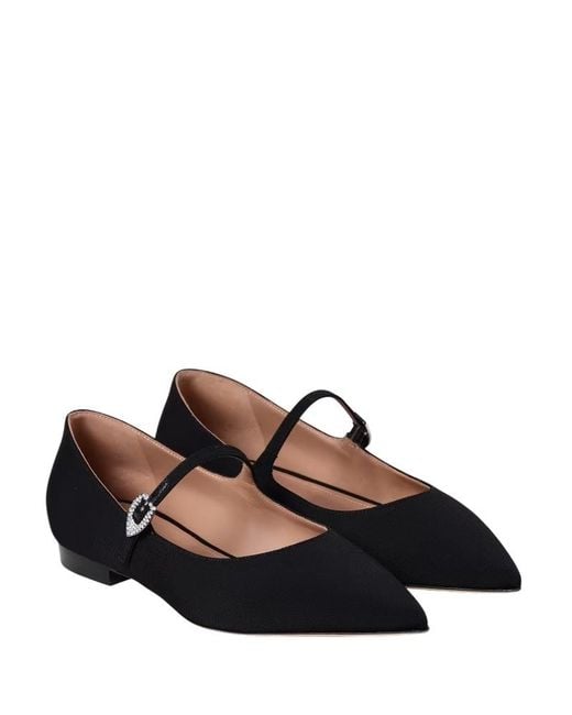 Malone Souliers Black Kate Grosgrain Mary-Jane Pumps
