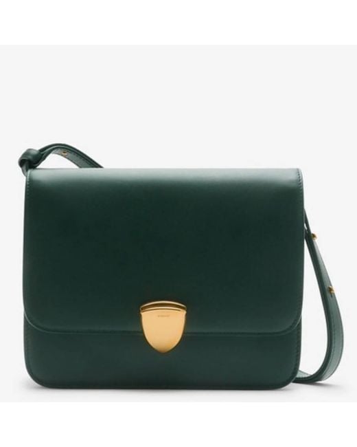 Burberry Green Ladies Shield Case Bag