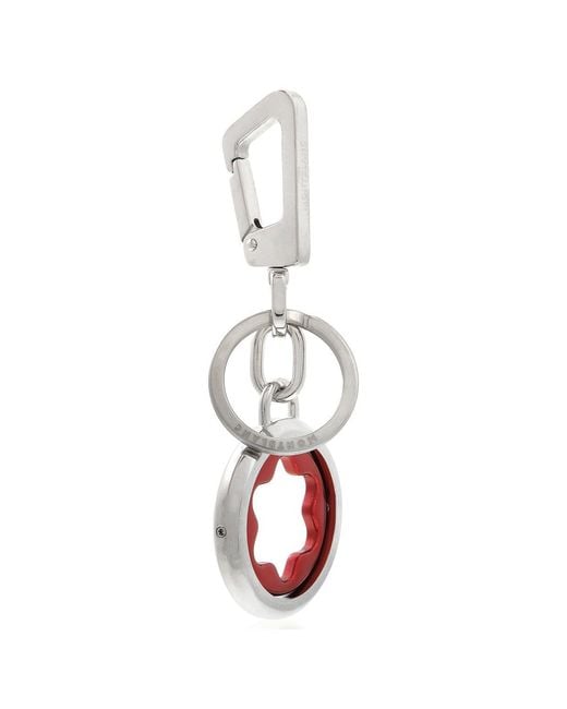 Montblanc Red Meisterstuck Spinning Emblem Key Fob
