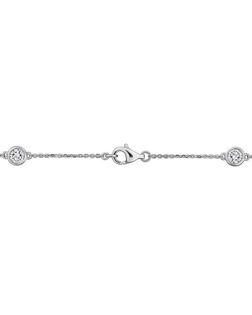 Created Forever Metallic 1 4/5 Ct Tw Lab-Grown Diamond Station Necklace