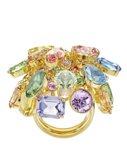 Swarovski Metallic Gema-Tone Plated Crystal Ring