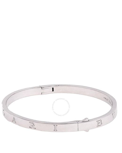 BVLGARI White B.Zero1 Essential 18 Kt Bangle Bracelet