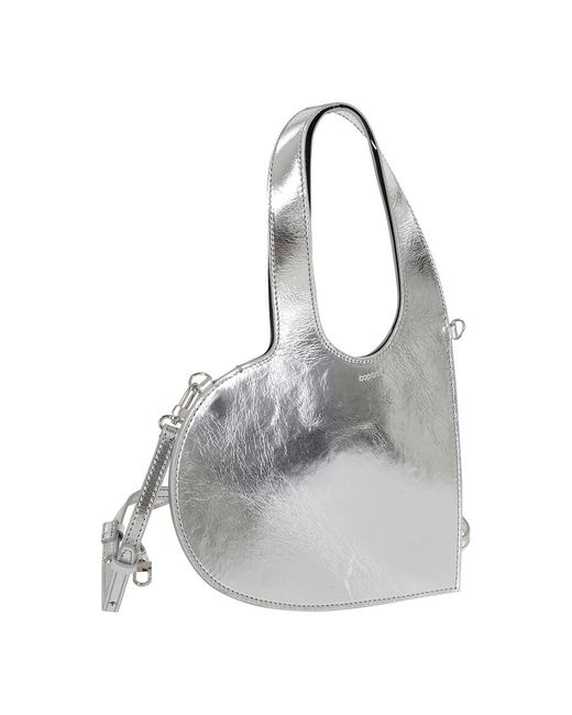 Coperni Gray Mini Heart Tote