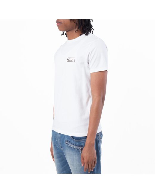 KENZO White Slim Fit Cotton T-Shirt for men