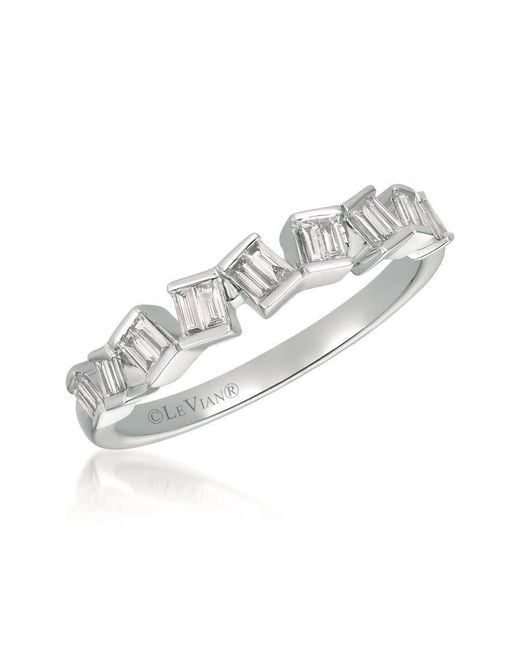 Le Vian White Ladies Baguette Frenzy Rings Set