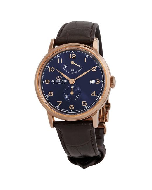 Orient Star Automatic Blue Dial Watch for men