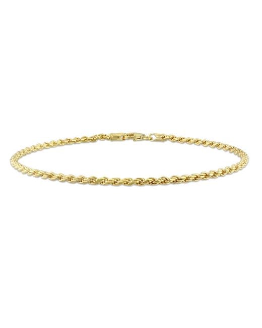 Amour Metallic 2.2Mm Rope Chain Bracelet
