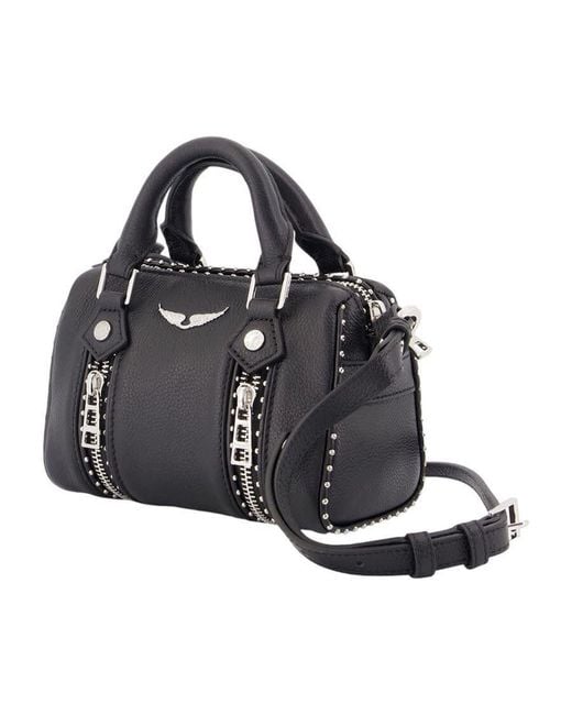 Zadig & Voltaire Black Top Handle Bag