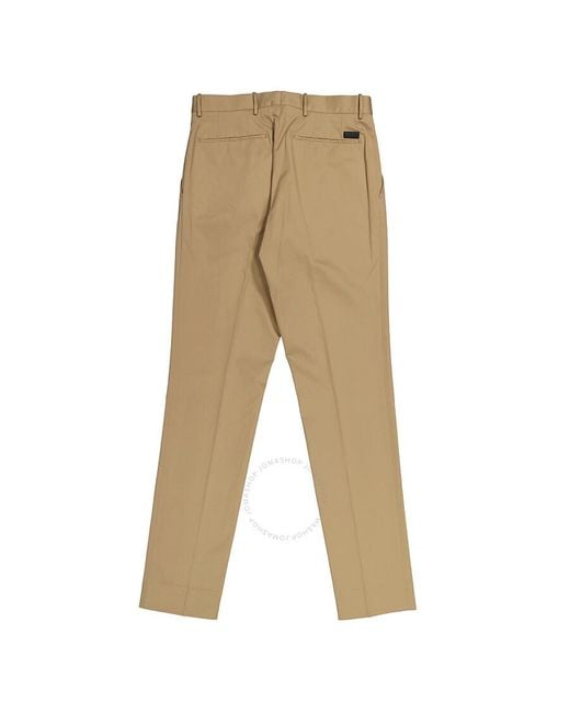 Burberry Brown Taupe Chino Pants for men