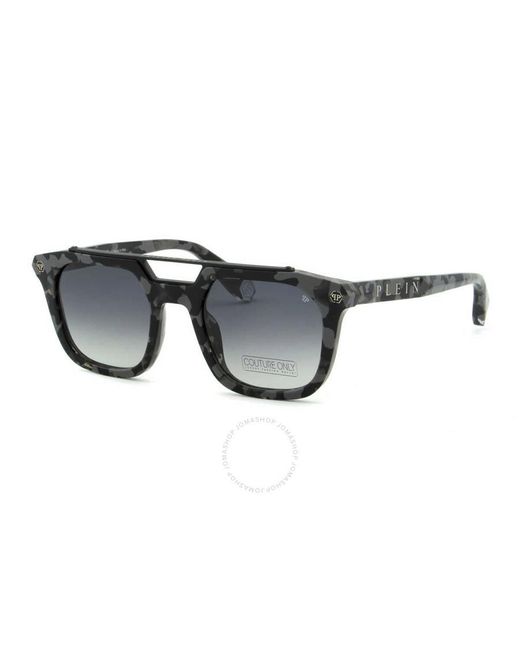 Philipp Plein Black Square Sunglasses Spp001m 0721 51 for men