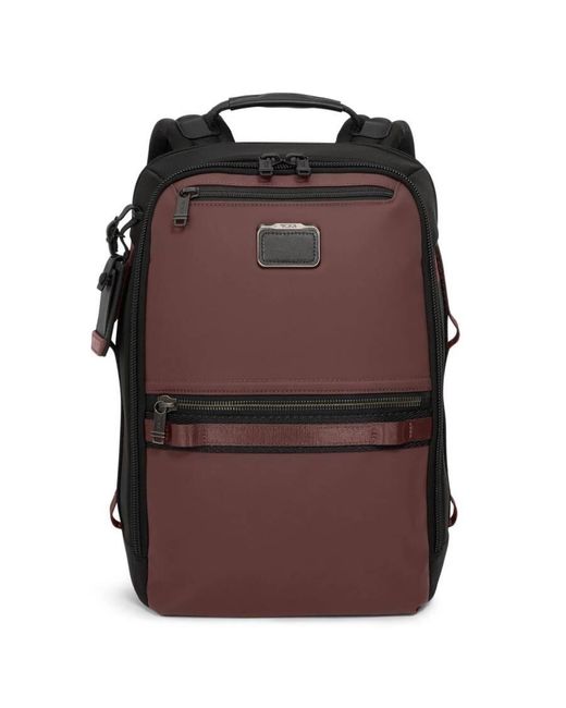 Tumi Brown Alpha Bravo Dynamic Backpack for men