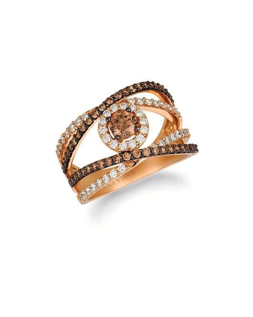 Le Vian Metallic Ladies Chocolate Diamonds Fashion Ring