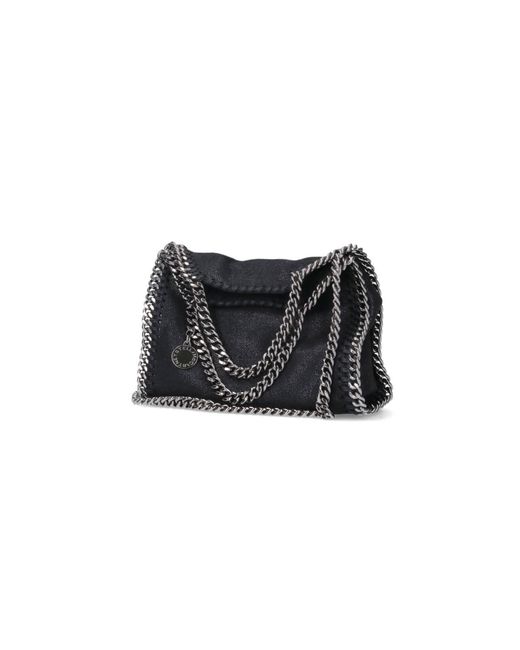 Stella McCartney Black Micro Tote Bag Falabella