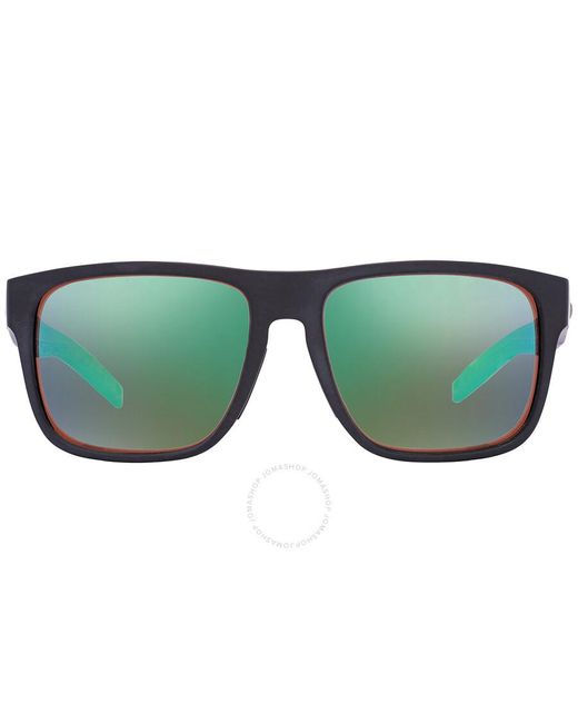 Costa Del Mar Spearo Xl Green Mirror Polarized Glass Sunglasses 6s9013 901302 59 for men