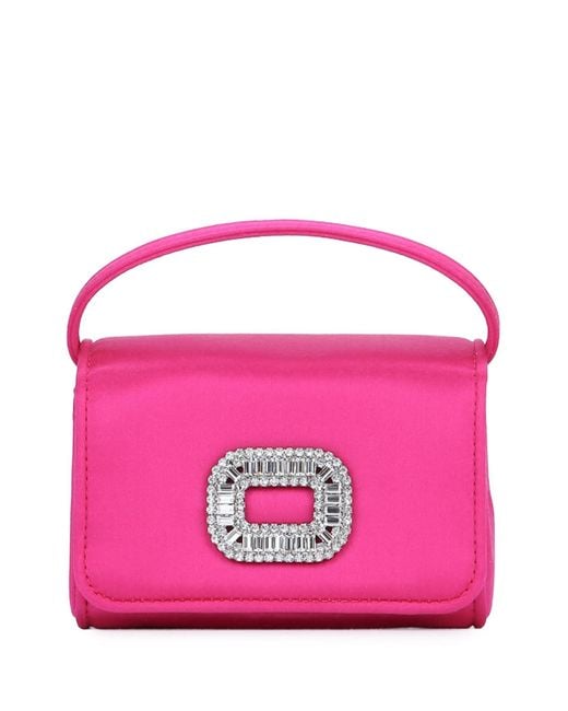 Roger Vivier Pink Pilgrim Nano Bag