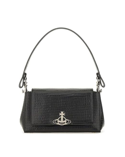 Vivienne Westwood Black Hazel Medium Bag