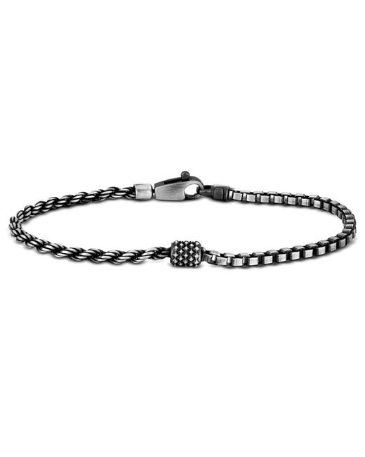 Amour Metallic Half Rope & Half Box Bracelet