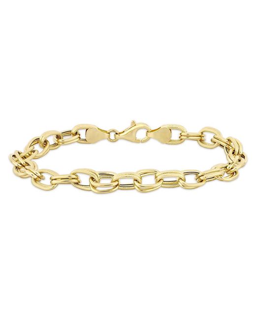 Amour Metallic Oval Link Bracelet