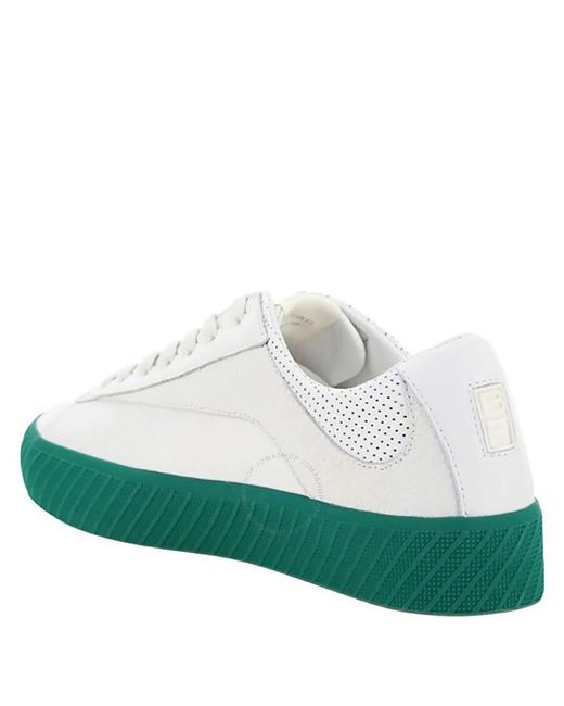By Far White Rodina Leather Low-top Sneakers