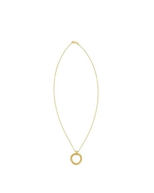 Tresorra Metallic 14K Interlocking Medium Trinity Necklace