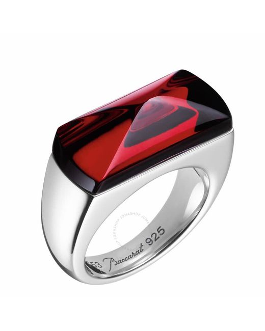 Baccarat Red Sterling Silver