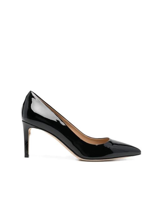 Ferragamo Black Ladies Heels, Us