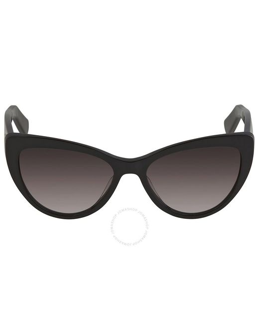 Ferragamo Multicolor Grey Cat Eye Sunglasses