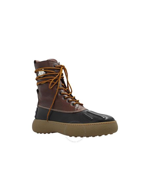 Moncler Brown Genius Winter Gommino Boots, Brand Size 39 Us for men