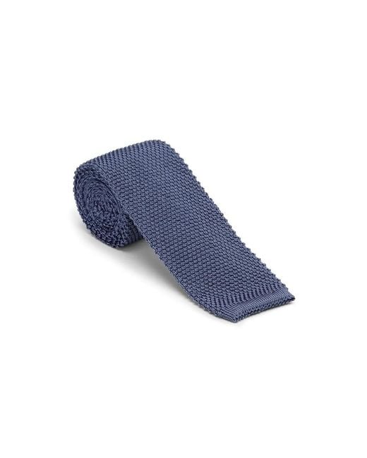 Brunello Cucinelli Blue Silk Knit Tie, Brand (Us for men
