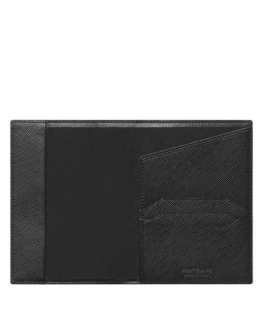 Montblanc Black Sartorial Leather Passport Holder