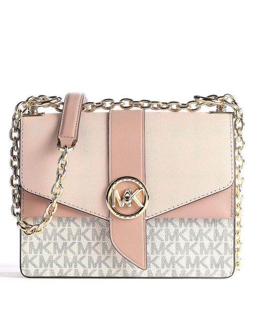 Michael Kors Women's Carmen Small Saffiano Leather Belted Satchel Pink One  Size : Clothing, Shoes & Jewelry - Amazon.com