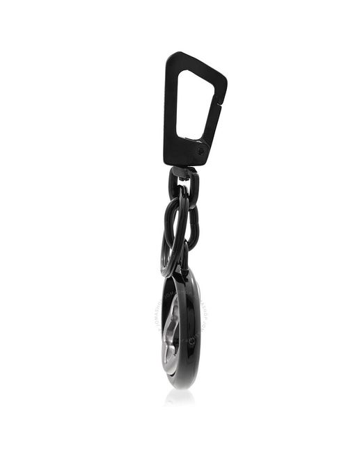 Montblanc Black Emblem Detailed Spinning Keychain