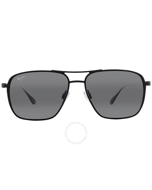 Maui Jim Gray Beaches Neutral Grey Navigator Sunglasses