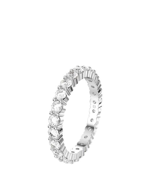 Swarovski White Matrix Round Cut Vittore Ring for men