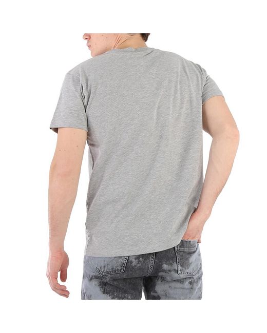 BOY London Gray Boy Haze Cotton T-shirt for men
